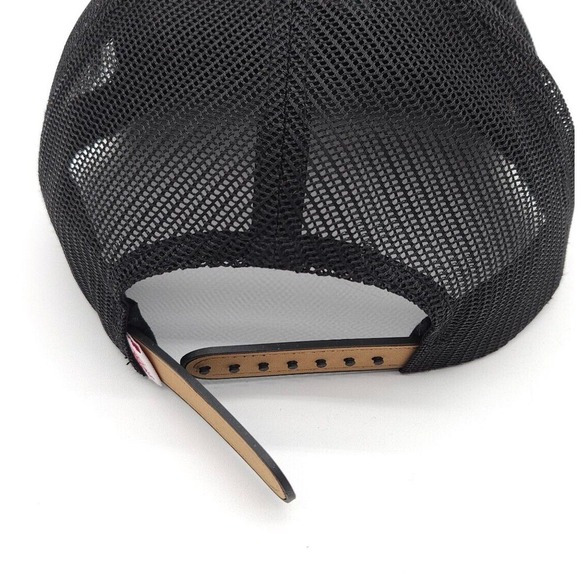 Hooey Snapback Mesh Trucker Hat Boquillas Tan Black Mexican Mexico Flag Logo Cap - Picture 6 of 8